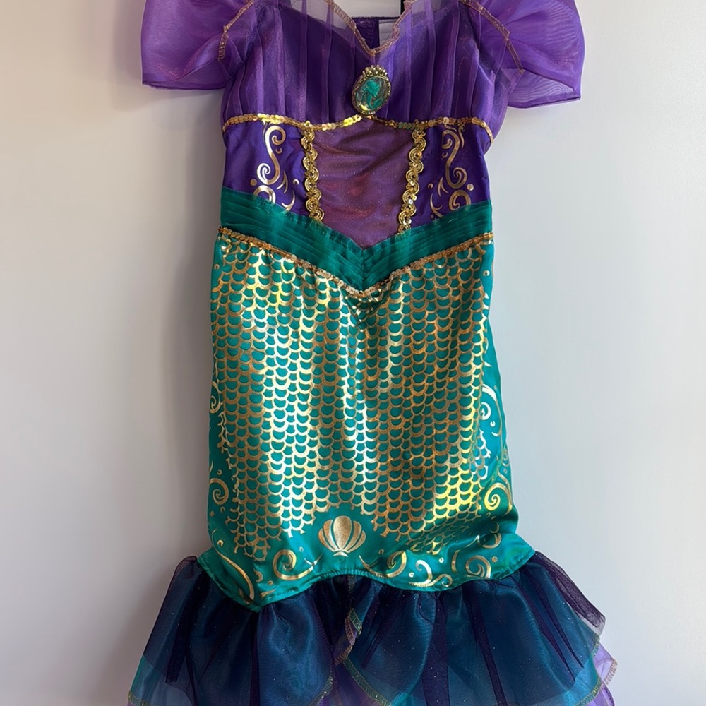 Little Mermaid Kids Costume - Purple and Green